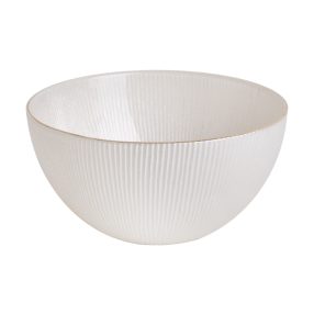 Ü.Mélytányér Bordás Fehé15X7