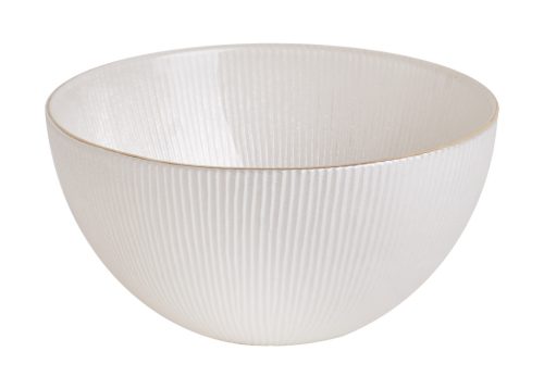 Ü.Mélytányér Bordás Fehé15X7