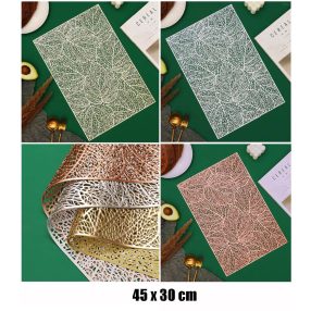 Műanyag alátét  leveles mintázatú  671989 