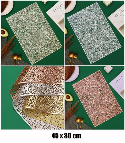 Műanyag alátét  leveles mintázatú  671989 