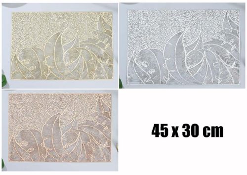 Műanyag alátét  Leveles mintázatú  671993 