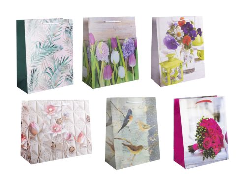 Papírtasak Virág Mix 26X32