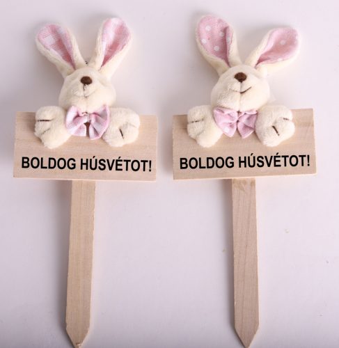 4 Fa Beszúrható Nyuszi Lila