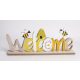 Fa Felirat Welcome Méh