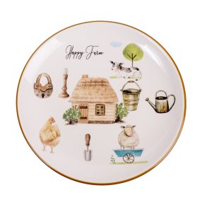 Happy Farm Kerámia Tányér  21cm  172853 