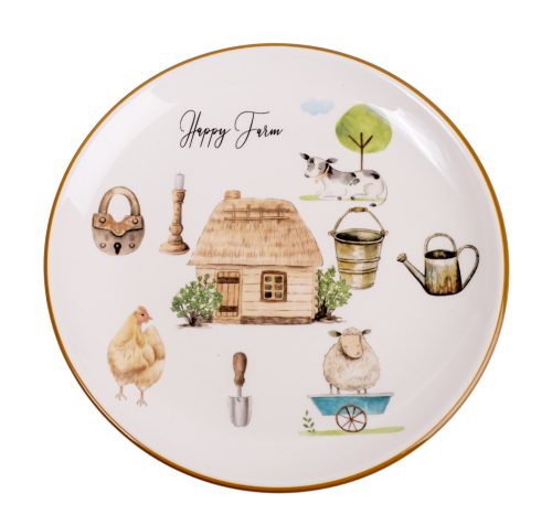 Happy Farm Kerámia Tányér  21cm  172853 