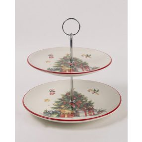 Karácsonyi emeletes Kínáló tál  172928 