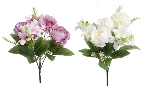 Művirág  Rózsa,krizantém csokor  5V2S30 550231 