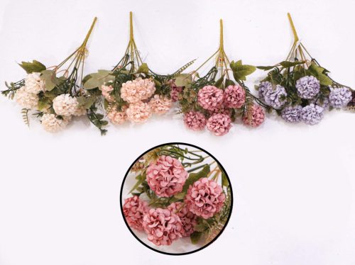 Művirág Hortenzia Csokor  Mix  4S 29 551085H