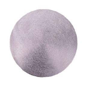   Műanyag alátét Kerek szálas mintázatú ezüst színben 676633