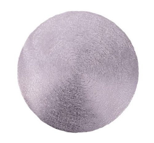 Műanyag alátét Kerek szálas mintázatú ezüst színben 676633