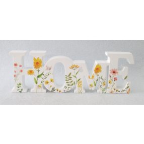 Fa Felirat Home Virágos29X10 066058 