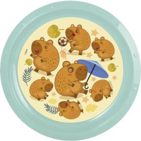 Capibara mintás műanyag lapostányér  674976