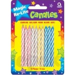 Gyertya Csíkos Elfújh.Lan.