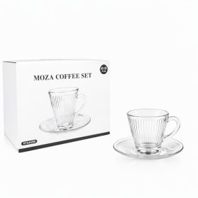 Moza Kávés Csésze+Alj 6+6 RYGX058 