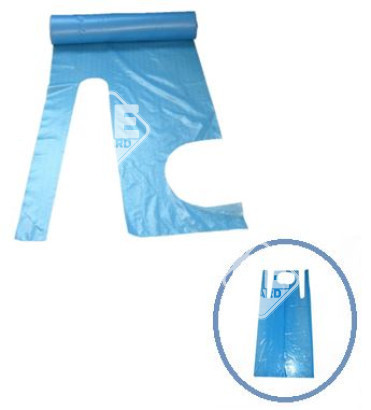 Fóliakötény Kék 80X125 200/Tekercs