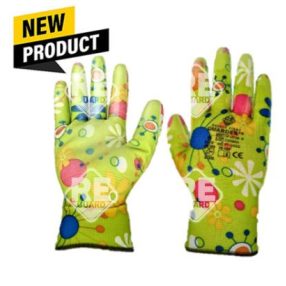 Sf0036 Polié.Kesztyű Tenymárt.Virág