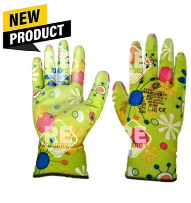 Sf0036 Polié.Kesztyű Tenymárt.Virág