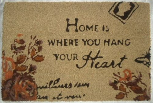 Lábtörlő "Home Is 60X40 Cm