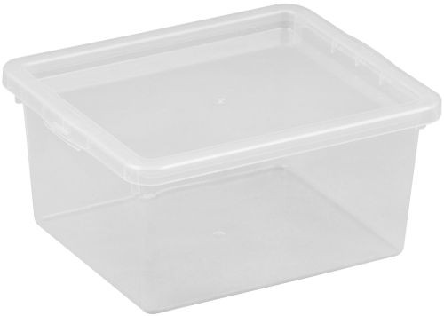  Tárolódoboz tetővel 2,3 L  Átlátszó 