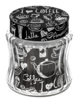 Tároló Üveg 950Cc Coffee