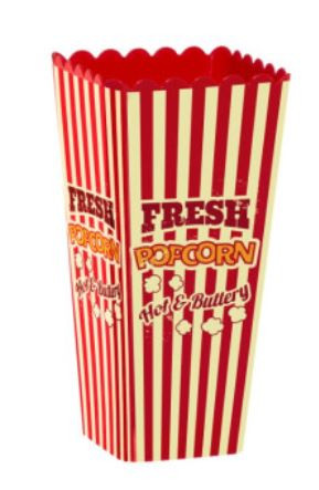 Popcorn Tartó Piros