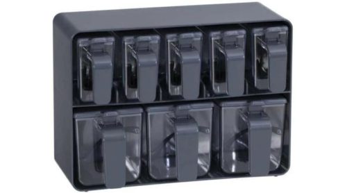 Fuxia 8 részes műanyag fűszertartó készlet tartóval 161280-81