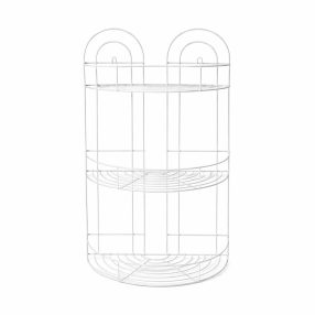 Fém 3 részes félkör alakú polc