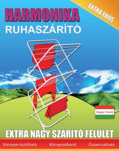 Harmónika Ruhaszárító Fém Extra Erős