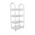 Csővázas Fém Tároló Polc 4 Polcos 110x30x45 cm 