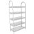 Csővázas Fém Tároló Polc 5 Polcos 140x45x30 cm 