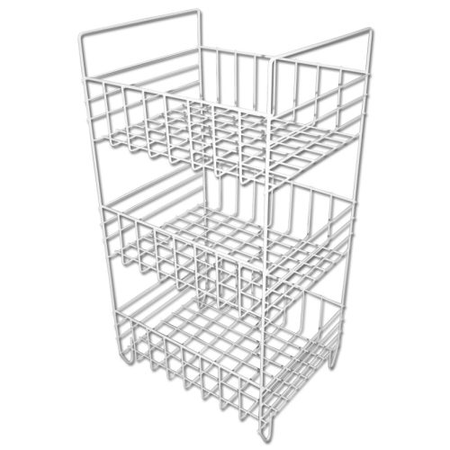 Fém 3 emeletes  zöldséges kosár 