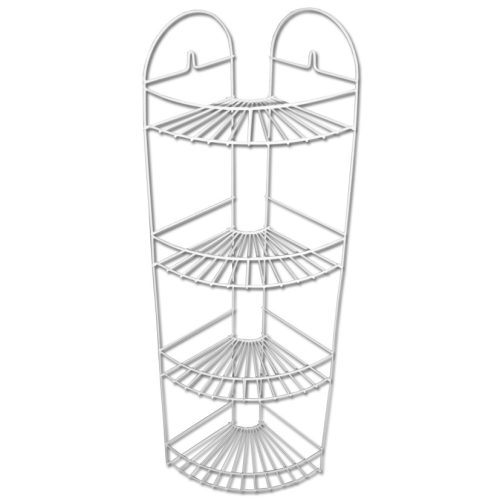 Fém 4 részes sarokpolc 