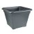 Sydney szögletes virágcserép antracit 40x40 cm  61146 