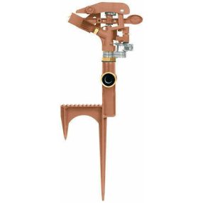   Truper Locsoló 2 Utas Pulzáló 90-360 Fokban Állítható Lábbal Leszúrható 21 M Lefedési Kör Asp-11R