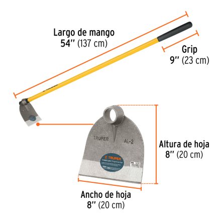 Truper kapa horoló AL-2M 140cm