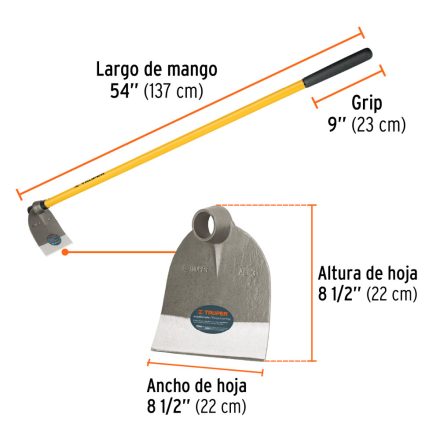 Truper kapa horoló 140cm AL-3M