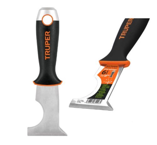 Truper Expert Et-2-1/2R5X Többfunkciós Kaparó Spakli Comfort Grip Markolattal, 6,5 Cm (15855)