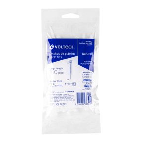 Gyorskötöző 10Cmx2,5Mm /100Db Cin-1810 Fehér Tr Voltech
