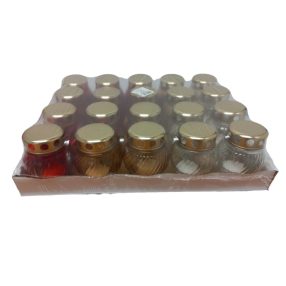 Mécses Üveg La 72 Mix 20Db/Tálca