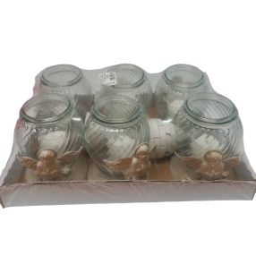 Mécses Üveg La152 An Bz Angyal 6/Cs