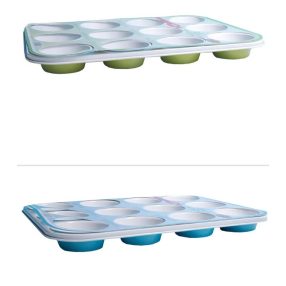 Sütőforma Muffin Ker.Bev.Fém 12Lyuk