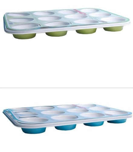 Sütőforma Muffin Ker.Bev.Fém 12Lyuk