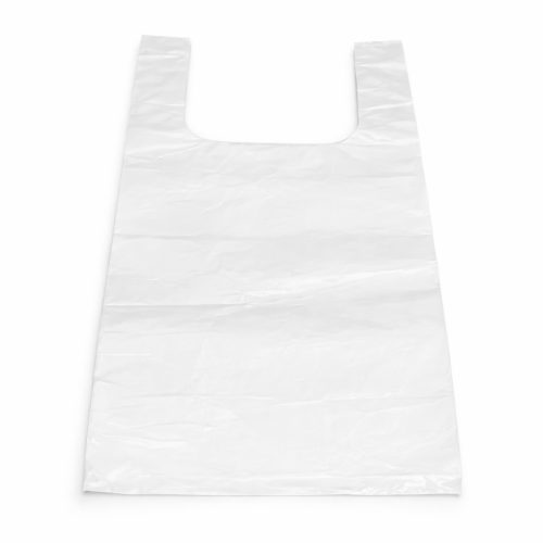 Ingvállas táska fehér 40x50 cm  100 db-os