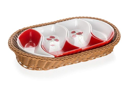 4 Részes Kínáló Pipacs 601559RP