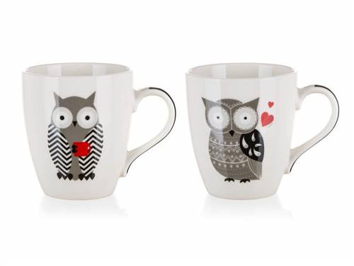 Owl Bögre 240Ml Mix Decor 60221587 