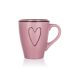 Ker.Bögre Heart 310Ml Rózs 60324988