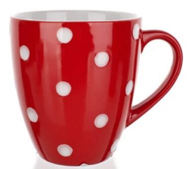 Bögre Magas Pötty.Piros + 60K1512-C