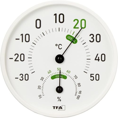 Analóg termo-higrométer beltéri és kültéri használatra 