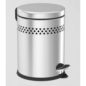 Fém pedálos szemetes mintás 12 L 